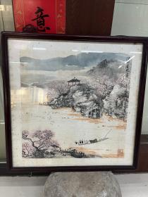 无锡美术家协会副主席国家一级美术师许惠南原裱山水镜片50*50
许惠南 1955年生,江苏省无锡市人。1972年毕业于无锡市艺术学校。1987年至1988年在南京艺术学院进修。现为无锡市书画院专职画师,国家一级美术师、中国美术家协会会员、江南大学书画研究所研究员、无锡市美术家协会副主席。