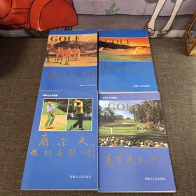 高尔夫系列丛书 全四册 高尔夫教程 高尔夫入门 高尔夫规则与判例 高尔夫球场建设与管理