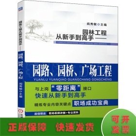 园林工程从新手到高手 园路、园桥、广场工程