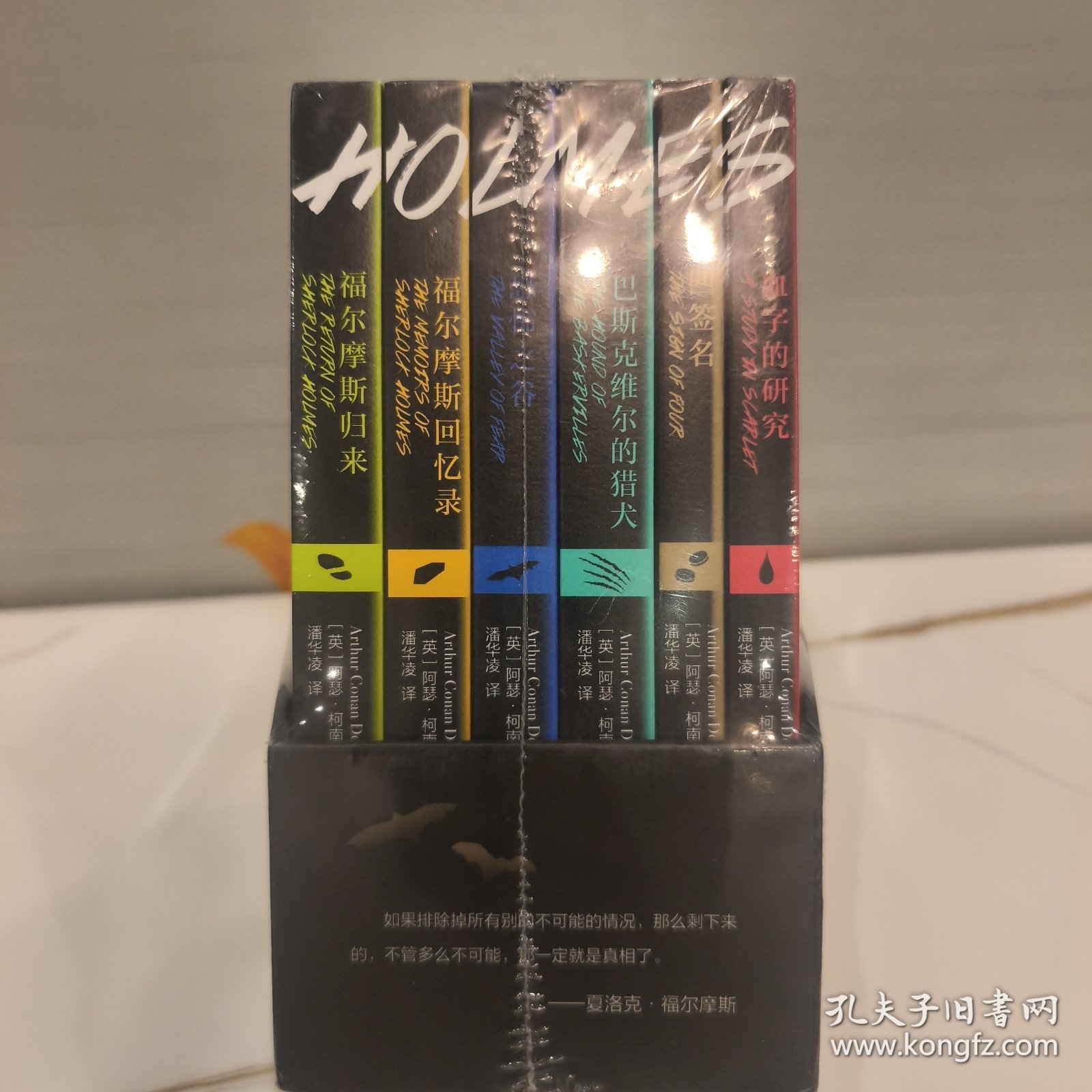 福尔摩斯探案（全套6册）阿瑟·柯南·道尔著（英）潘华凌译 湖南文艺出版社 官方正版
