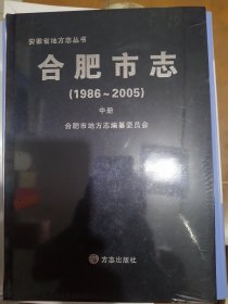 合肥市志 中册 （全新未拆封）