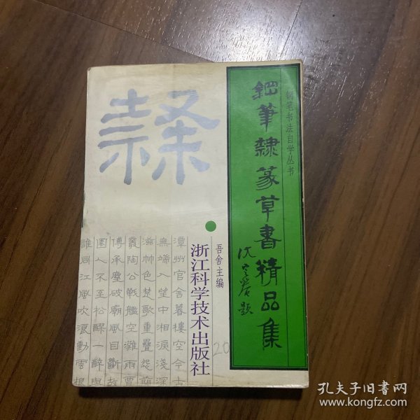 钢笔隶篆草书精品集——钢笔书法自学丛书