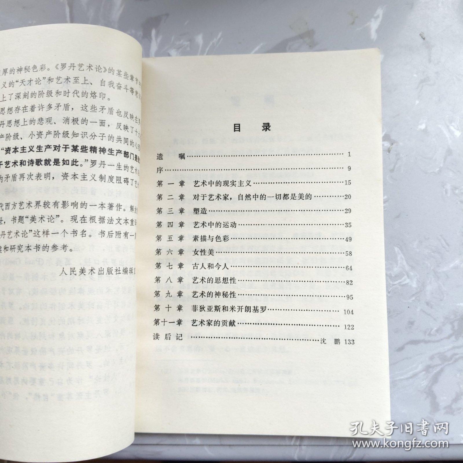 罗丹艺术论 各门类艺术的特征（2册合售）（铁架3）