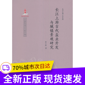 長江上游古代鹽業(yè)開發(fā)與城鎮(zhèn)景觀研究