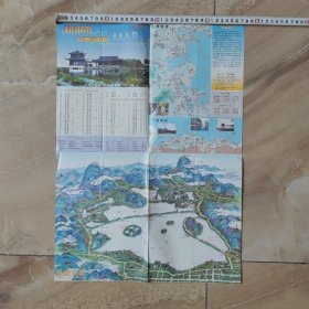 杭州详图 杭州市交通旅游图 2005年出版