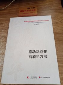 推动制造业高质量 发 展