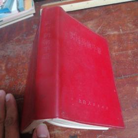 实用药物手册带毛主席语录和毛主席题词（正版1971年一版一印）64开红塑壳软精装