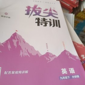 拔尖特训英语九年级下外研版