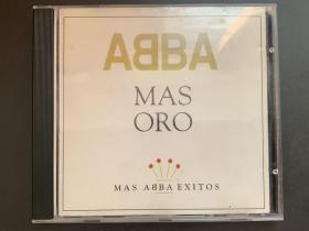 光盘唱片 CD《ABBA MAS ORO EXITOS （阿巴乐队 精选）》美版专辑 (实物拍图） Polar Music International AB出品 发行编号：314 523 365-2 发行时间：1993年