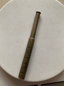 晚清白铜烟嘴