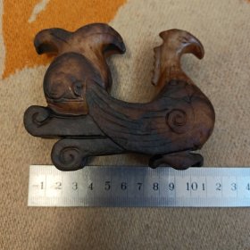 老玉摆件一个重392克放漏出