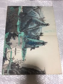 一本几十年前的宣纸国画册页本，有21幅作品，印章认不出来（长38.5厘米宽27.5厘米的有6幅，长27.5厘米宽19厘米的有15幅）