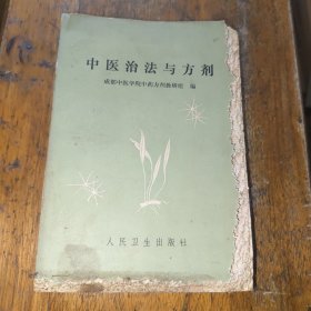 中医治法与方剂