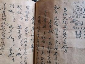 民国手抄医方一册