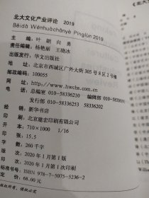 北大文化产业评论 2019