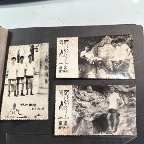 上海纺织工学院   现东华大学   苏州旅游照片   老照片    1981年      大学生    据照片推测   相册主人公琼儿  合计64张  其中12张散落 有水迹  其余粘贴于相册  品可以 照片   J88