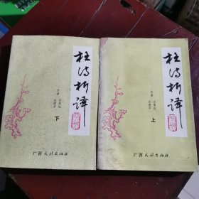 《杜诗析译》上下2册合售包邮，书迹有破损，不影响阅读，1版1印