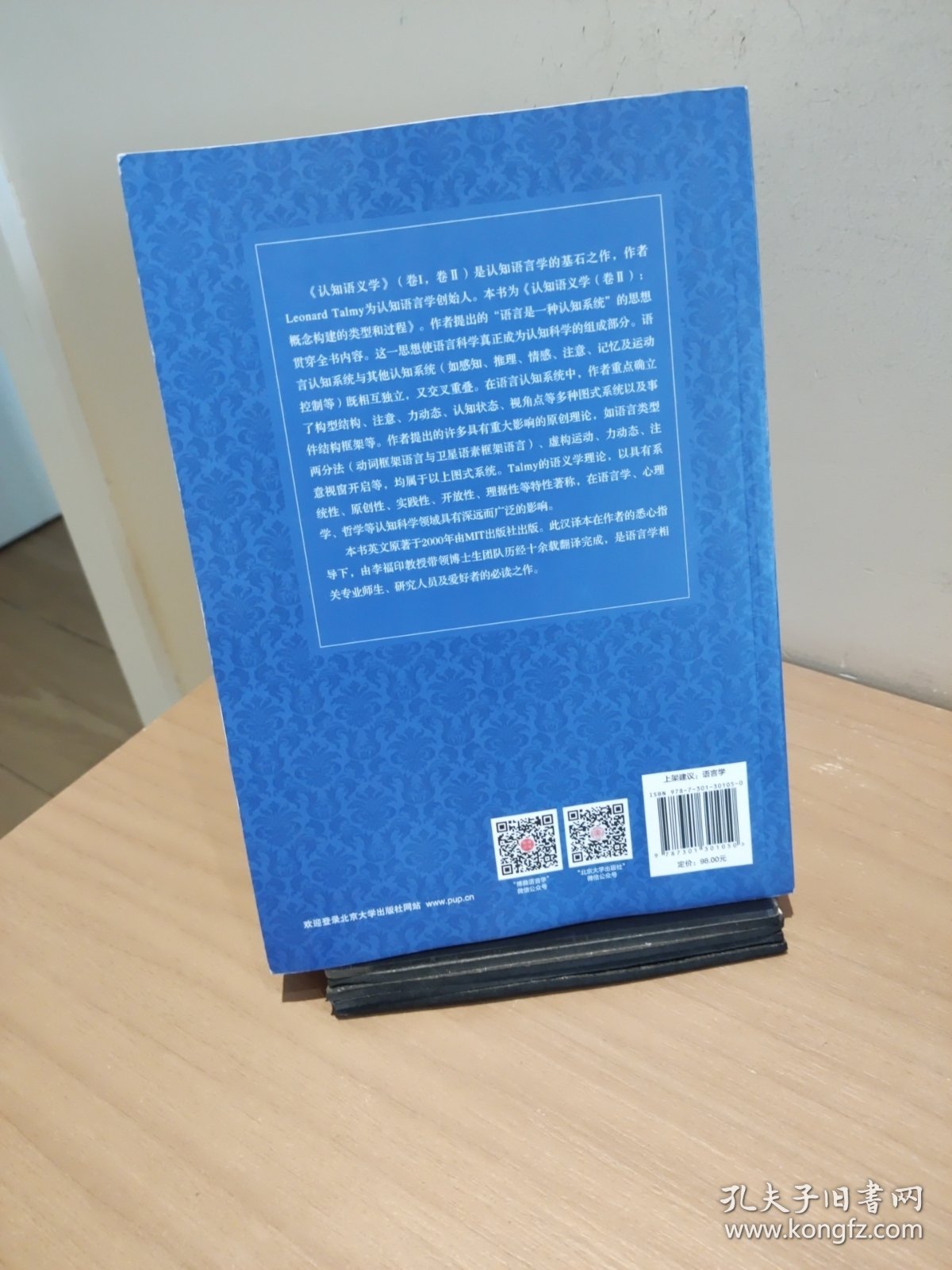 认知语义学（卷Ⅱ）：概念构建的类型和过程