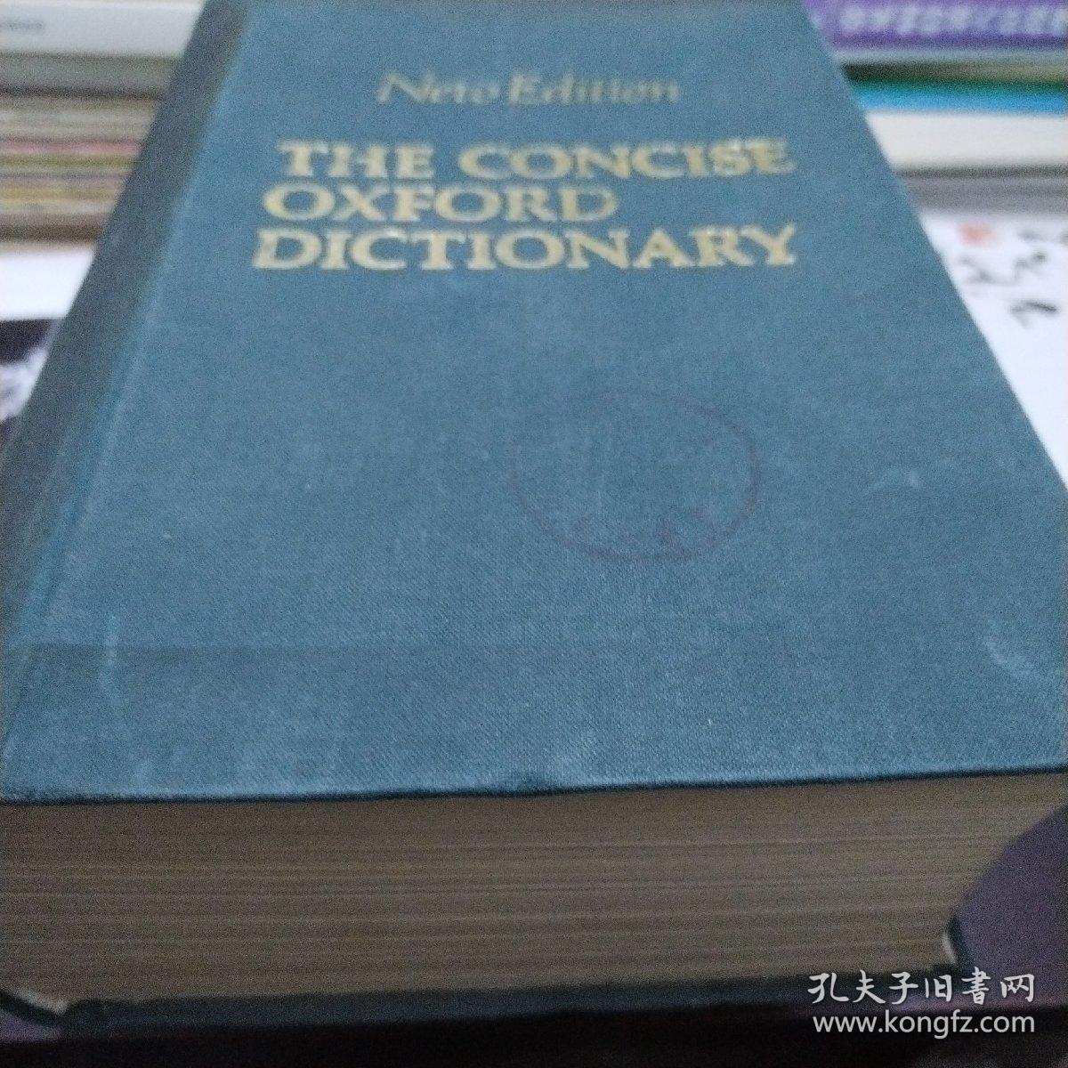 the concise Oxford Dictionary