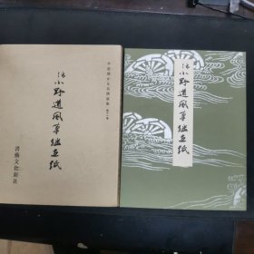 【日文原版书】平安朝かな名蹟选集 第十一卷 伝小野道风笔 継色纸（平安朝假名名迹选集 第十一卷 传小野道风笔 继色纸）