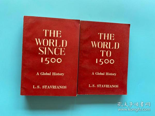 A Global History :The World to 1500+The World Since 1500《全球通史》2册合售 正版现货 实物拍摄 内页干净