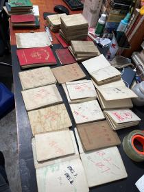 李益。黑龙江 工作及插队期间 笔记本 六七十年 共45册 （八十年代9本）
