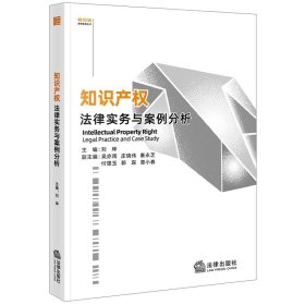 知识产权法律实务与案例分析  刘坤主编 吴亦雨 庄晓伟 秦永芝 付璟玉 郭琛 曾小春副主编  法律出版社