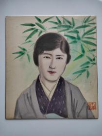 老画 画心 卡纸 色纸 手绘 回流字画 民国 日本回流 b16