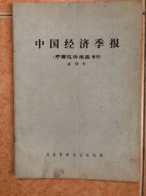 中国经济季报 试刊