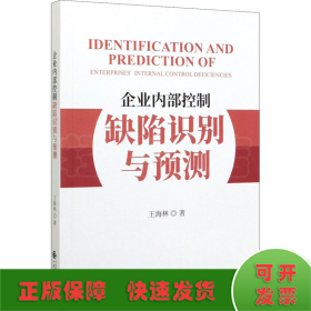 企业内部控制缺陷识别与预测