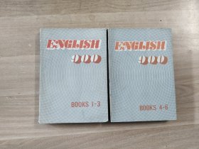 ENGLISH 900 BOOKS 英语900句 基本课文【1 -3， 4-6】全2本合售 英文版