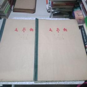 4开原版老报纸合订本：文艺报(1996年1至12月)1---58期 2本合售！私藏品好