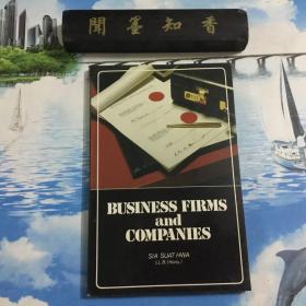 BUSINESS FIRMS and COMPANIES    内页无写划