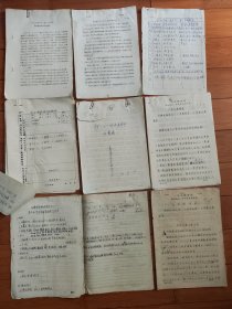 手写资料十余份。1972年前后的调查材料，大部分为手写资料。调查内容为1967年8月31号发生在徐州市的最大的一场武斗事件，号称八三一事件。收集不易，转让给需要的朋友。包邮。