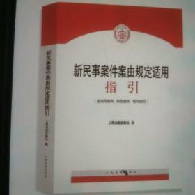 新民事案件案由规定适用指引