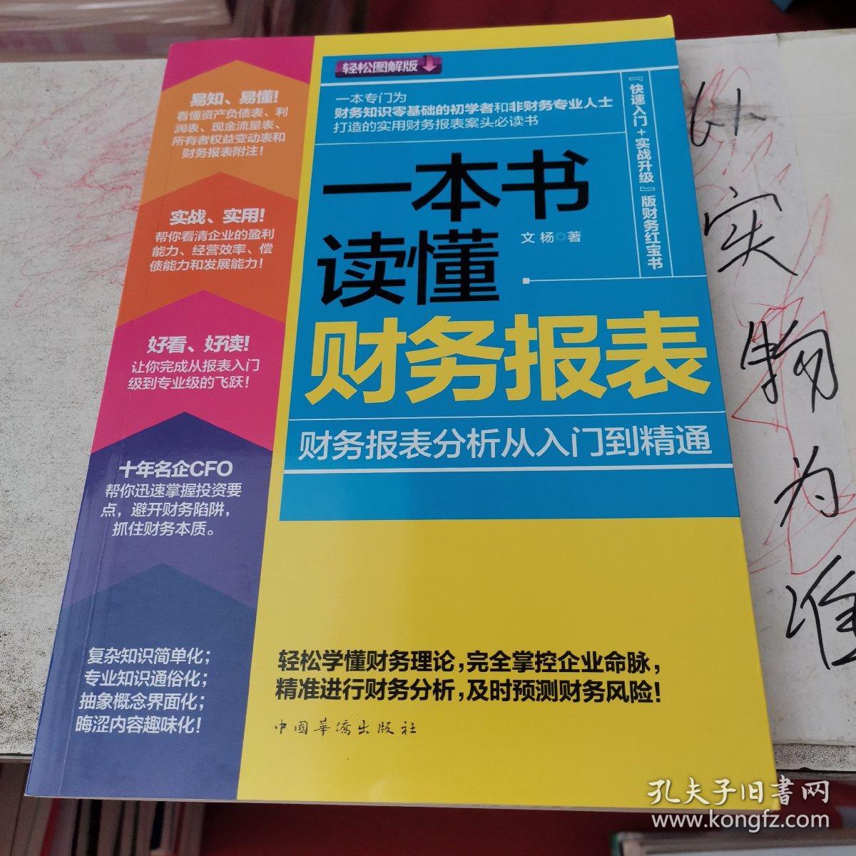 一本书读懂财务报表：财务报表分析从入门到精通