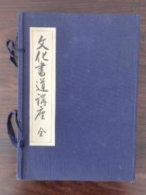 文化书道讲座  内只有四册