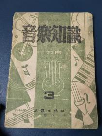 广西桂林1943年5月出版珍贵抗日期刊《音乐知识月刊》③一册全。论舒伯特，行軍(麦新)
打倒法西斯(李伟鷹之歌(其炳).思鄉(肖柏丿
--冷莽
前進曲-劉文祥
反攻進行曲(波烟)

<抗日軍和老百姓>(方冬)
<戰揚婦女>(洗星海)
開荒曲(曉濤)
留在那里幹什麽(草田)
自力更生.佐野，及薛良，刘式昕文章