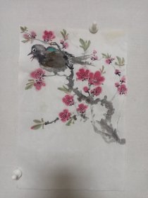 桃花小鸟