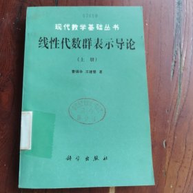 现代数学基础丛书线性代数群表示导论（上册）