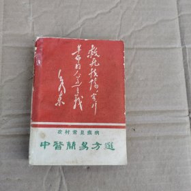 农村常见疾病中医简易方选（64开）