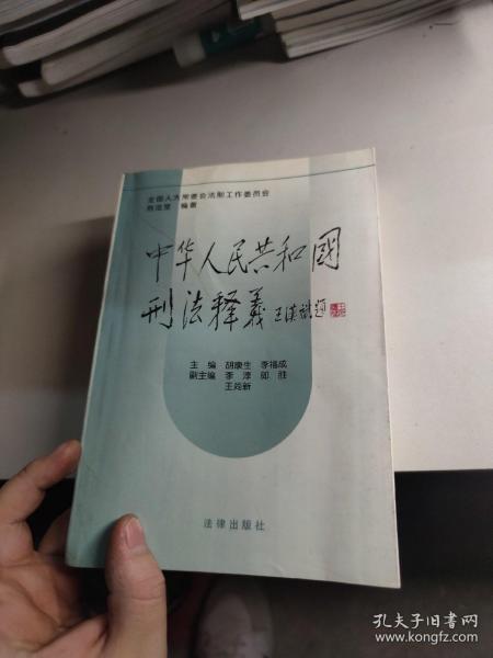 中华人民共和国刑法释义·2004年第2版——中华人民共和国法律释义丛书