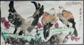 成都美协理事李光伟2010年作“三英图”