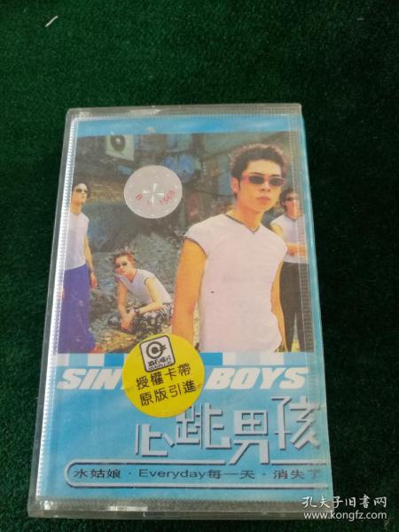 心跳男孩《水姑娘》磁带，滚石供版，上海声像出版