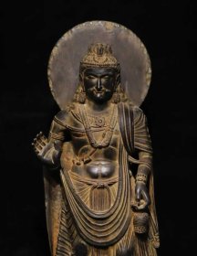 （议价） 片岩犍陀罗艺术佛像高120cm宽50cm厚22cm