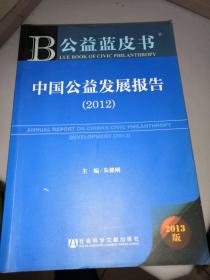 公益蓝皮书：中国公益发展报告（2012）（2013版）