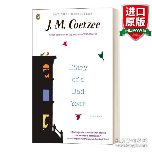 英文原版 Diary of a Bad Year 糟糕的一年日记 J. M. Coetzee 英文版 进口英语原版书籍