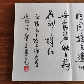 8开大本精品连环画名家毛笔书法册页：《海上名家书法集》 (册页长35厘米，宽25厘米)