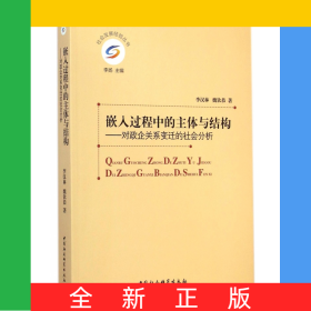嵌入過程中的主體與結(jié)構(gòu)--對(duì)政企關(guān)系變遷的社會(huì)分析/社會(huì)發(fā)展經(jīng)驗(yàn)叢書
