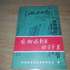 在湘西剿匪的日子里